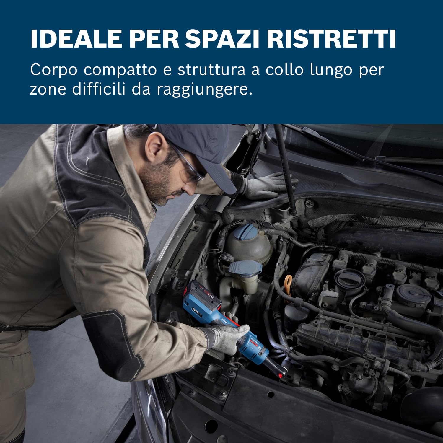 Bosch Professional 18V System Avvitatore a cricchetto a batteria GRC 18V-60