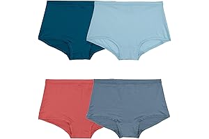 Evari Women's Cooling Mesh Boy Shorts Underwear: Stay Fresh and Comfortable All Day