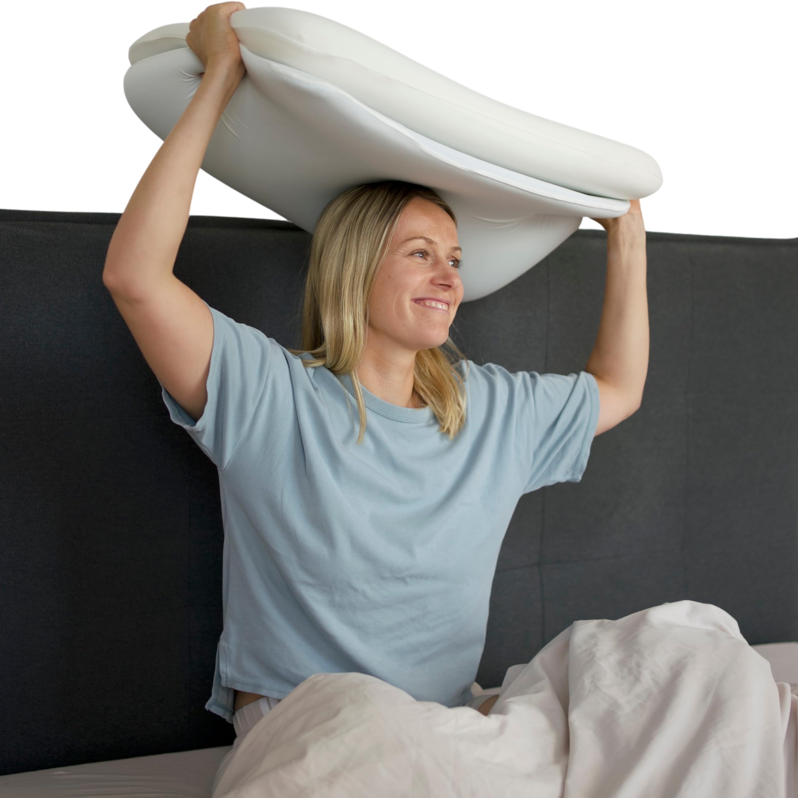 CALMONT Seitenschläferkissen 70x40 cm RedDot Award Gewinner Ergonomisches Kopfkissen