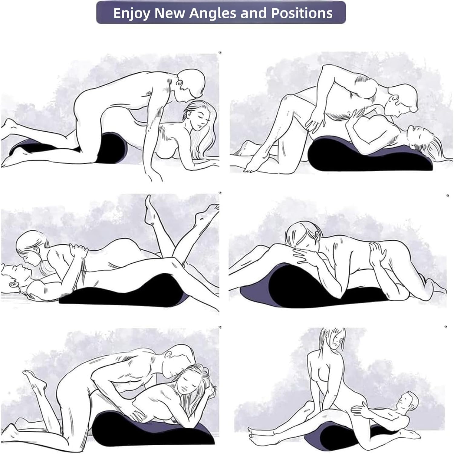 Almohada sexual inflable almohada de PVC flocado silla sexual cojín de viaje almohada mágica apoyo cuerpo almohada utilizado para el posicionamiento de parejas, posición más profunda