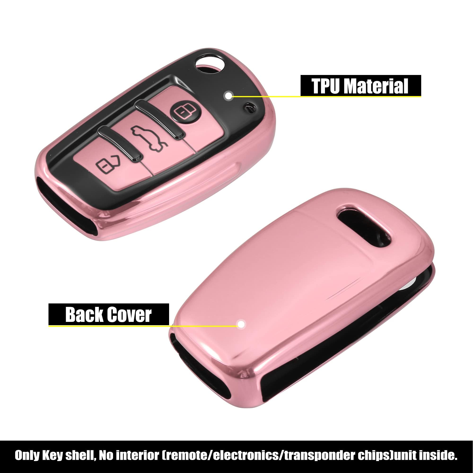 Funda Protectora para Llave de Coche, para Au-di A1 2018-2025, Funda para Llave de Coche, Duradera y Resistente A Arañazos, Regalo Práctico, Accesorios para Coche