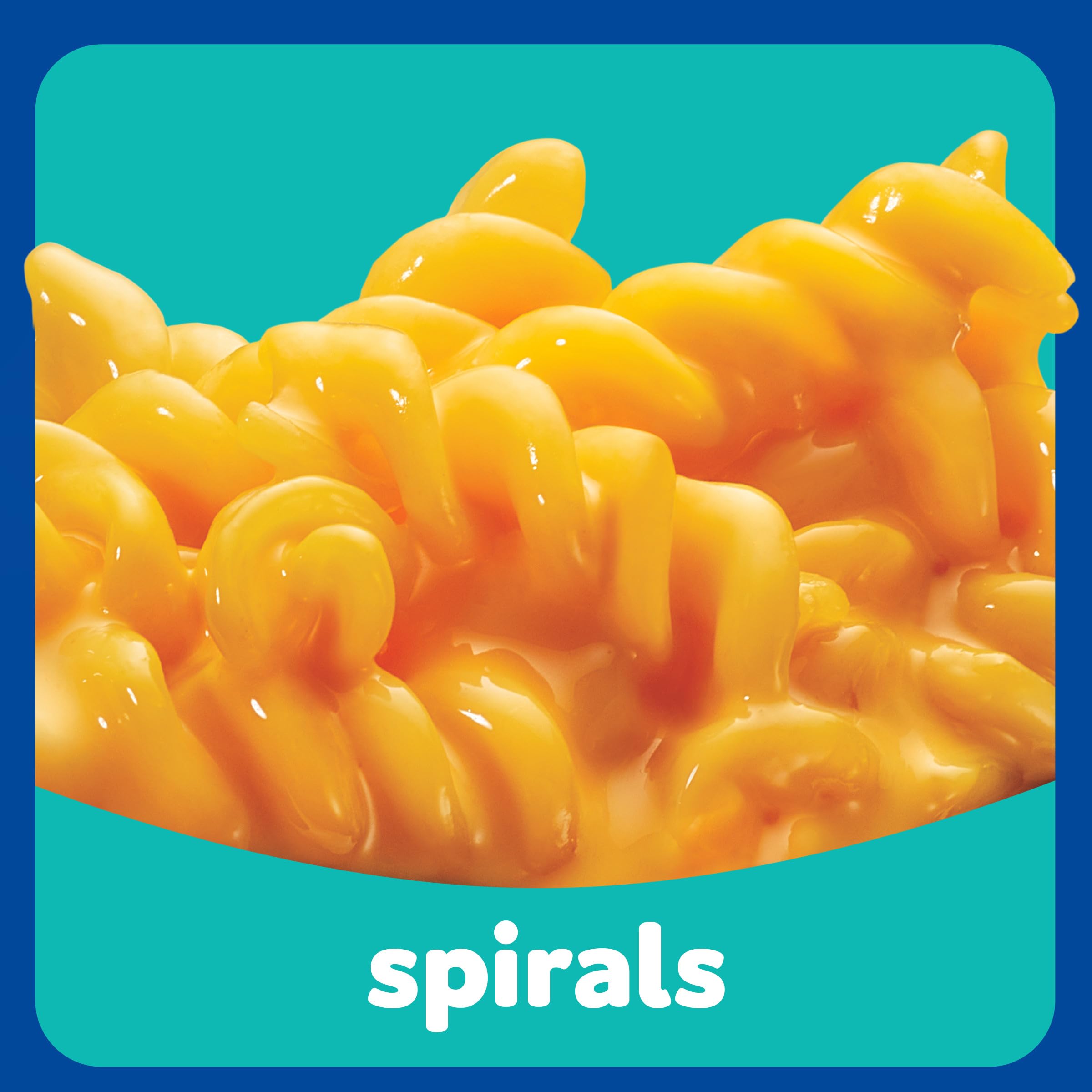 Kraft Spirals Mac and Cheese, 1 Big Bowl, for Easy Dinner or Dinner Sides, Original Flavor, No Artificial Flavors, Preservatives or Dyes, 3.5 oz