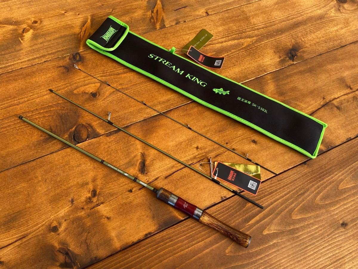 トラウトロッド スピニングロッド 渓流ロッド ウッドグリ