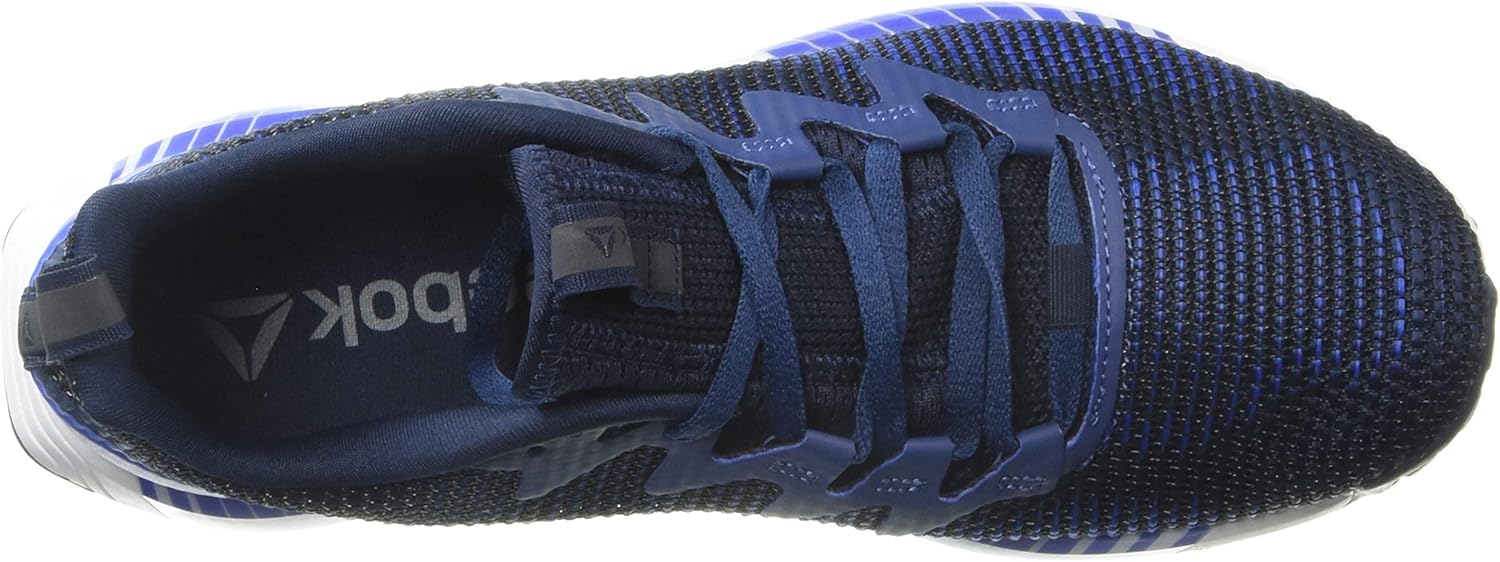 Reebok Men's Fusion Flexweave Sneaker Collegiate Navy/Washed Blue 8