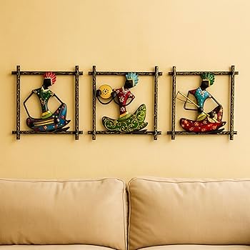 ZXC Metal Rajasthani Musicians Item showpiece - Decorative Items