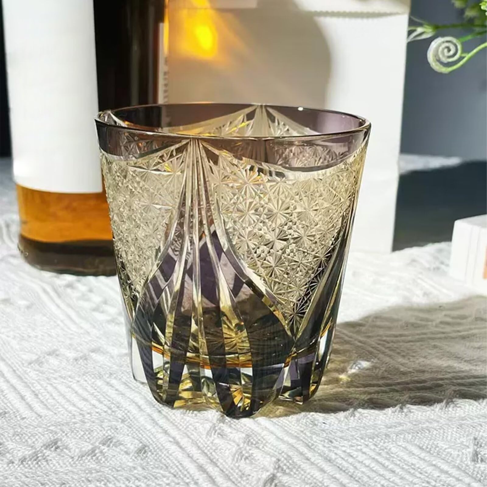 Kristallglas-Whiskygläser im japanischen Stil