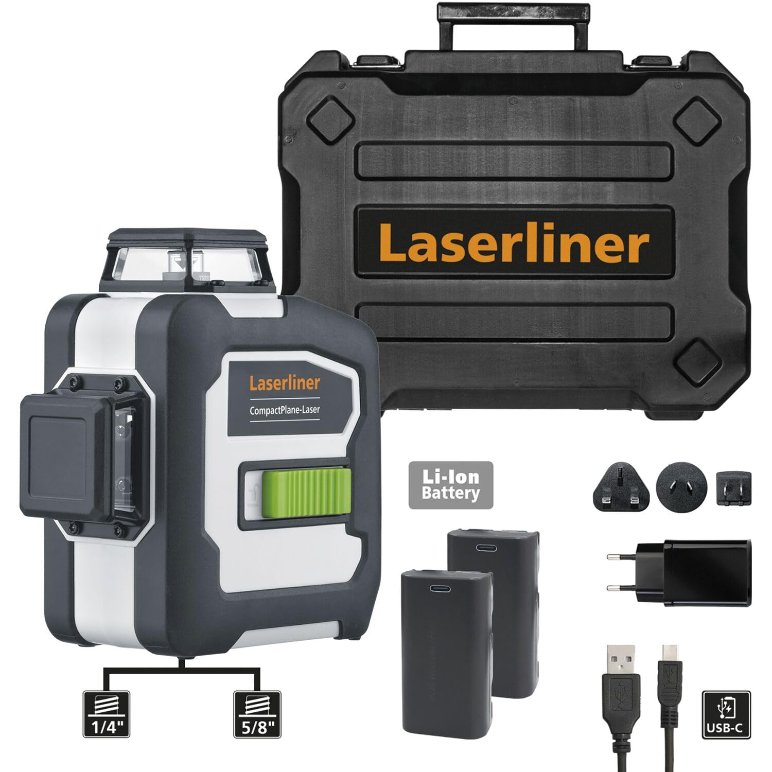 Laserliner CompactPlane-Laser 3G Pro Laser Tridimensionnel Autonivelant