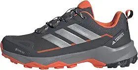 Tênis de caminhada masculino Terrex Skychaser Ax5 Gore-tex, Cinza/prata metálico/laranja semiimpacto, 41
