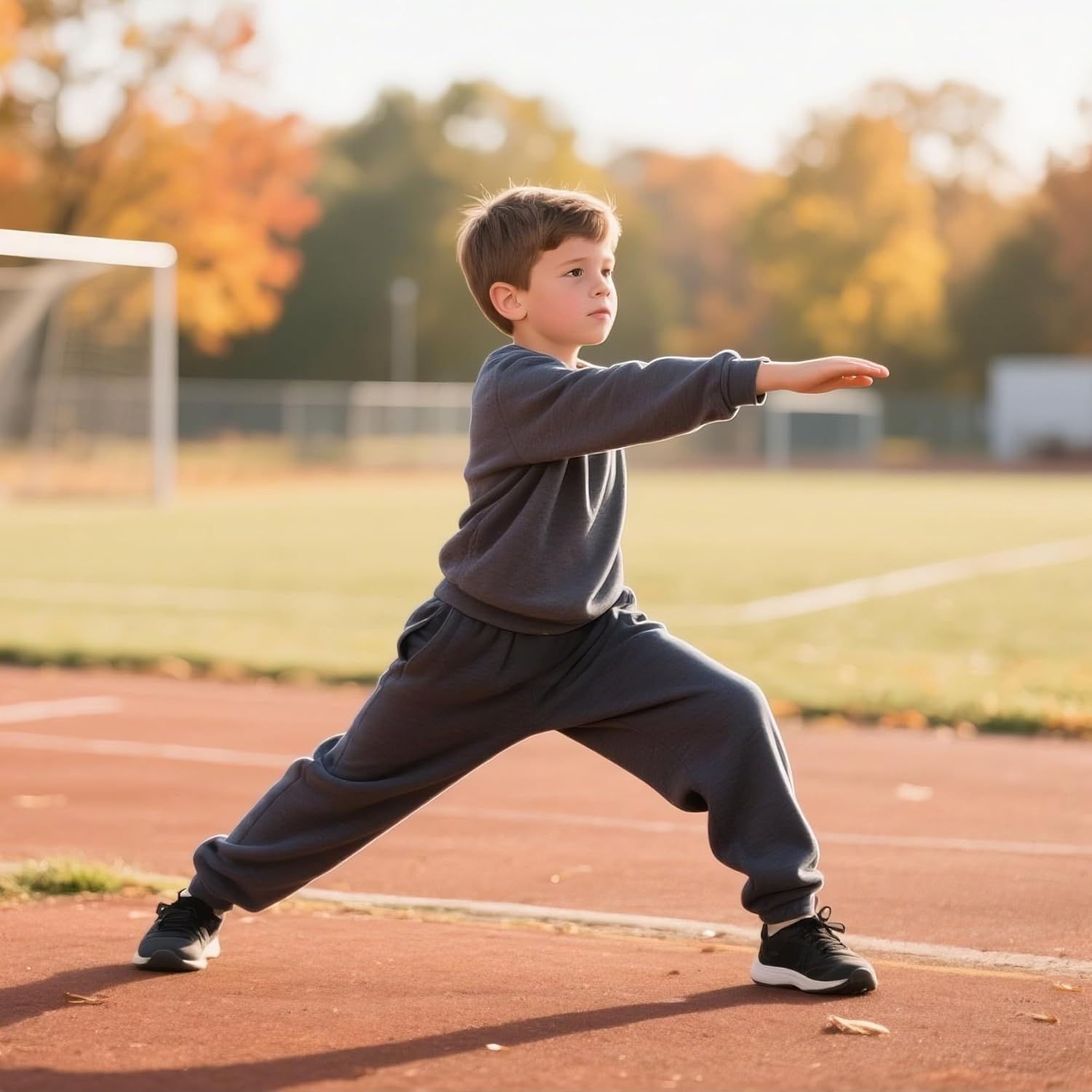 Kids Boys Fleece Lined Pants, Warm Sweatpants for Athletic, 3-Pack, 4-16 Years - Image 2