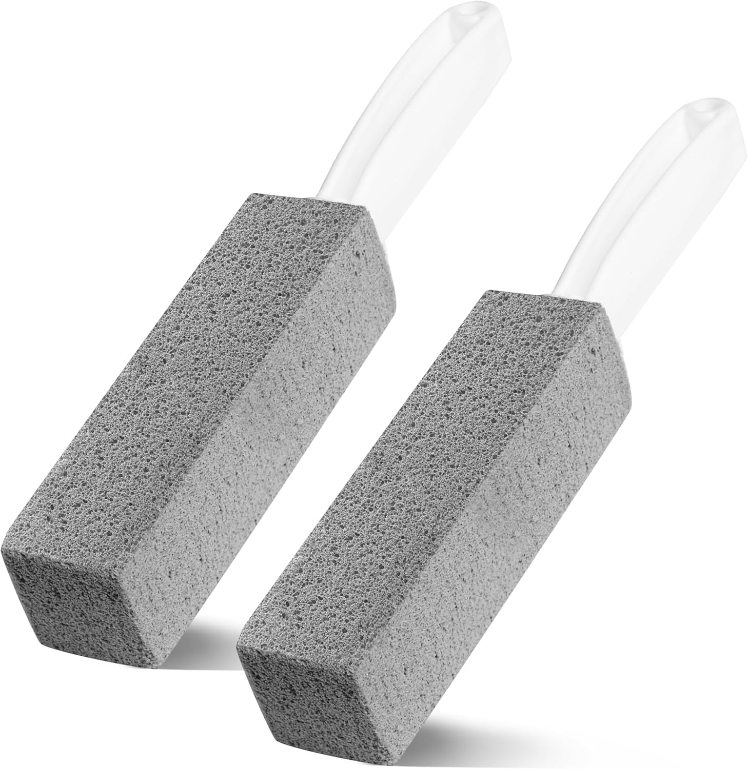 Pumice Stone for Toilet Bowl Cleaning,Scouring Stick with Handle,Powerfully Away Limescale Stain,Hard Water Ring, Calcium Buildup,Iron,Rust.Remover for Tile Bath-tub - 2 Pack (B0D989XH54) Amazon Price History, Amazon Price Tracker