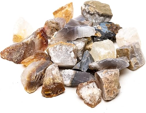 Miniatura 2 de Piedras de cristal en bruto a granel de 1 libra para volteo, cabbing, pulido, feng shui, curación de reiki, curación de cristales y recolección