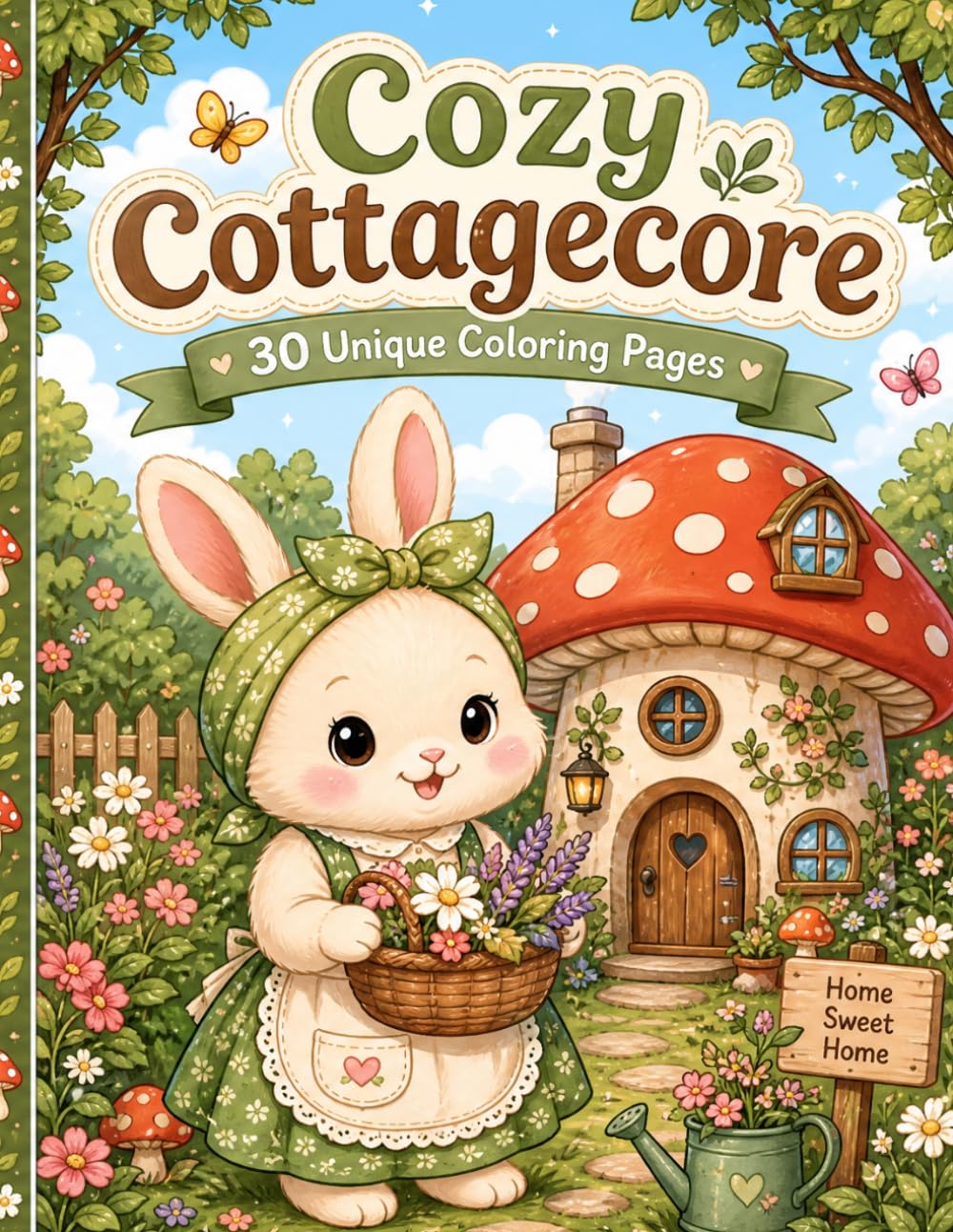 Cozy Cottagecore: Coloring Book