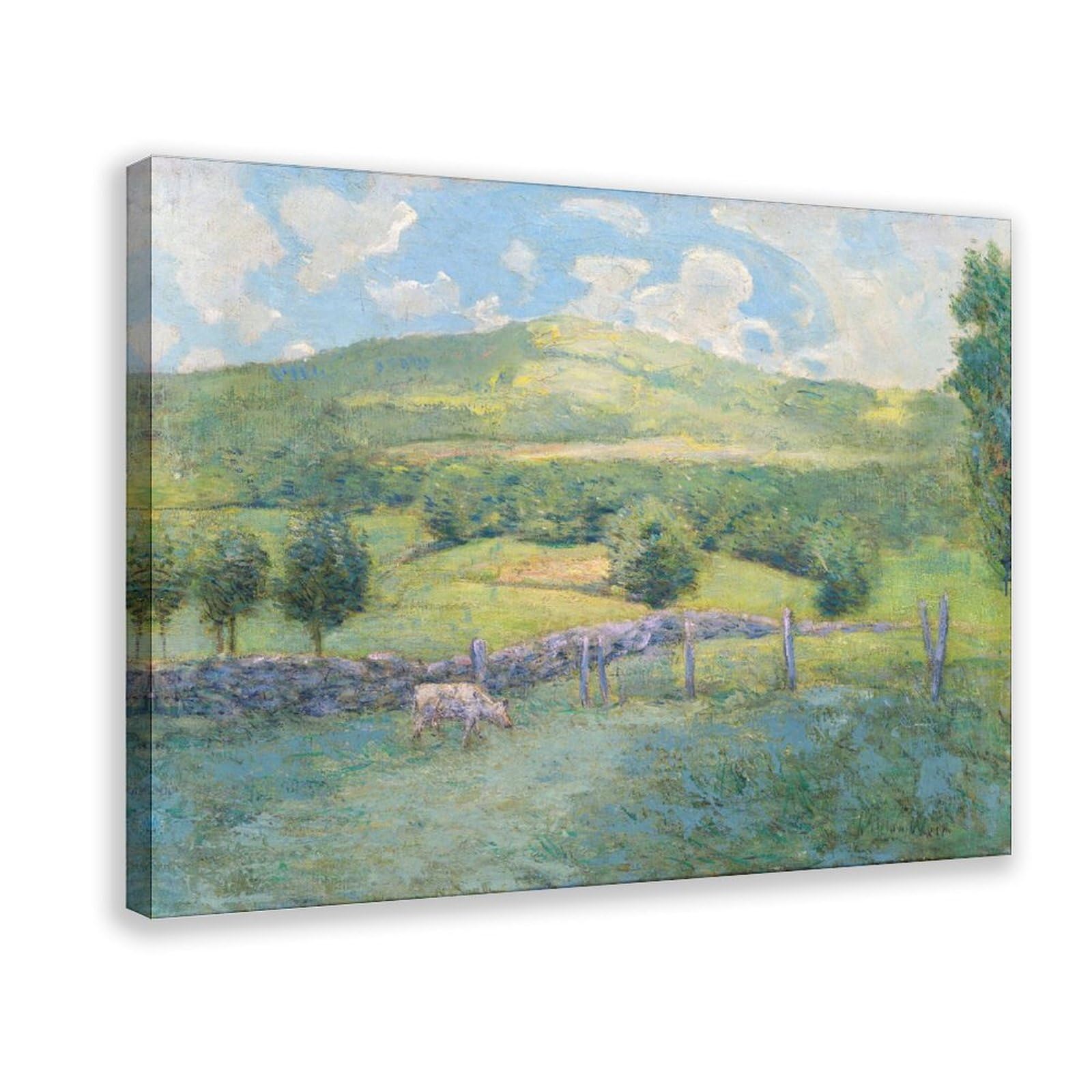 DFJyjFGJJ Julian Alden Weir,Obweebetuck Canvas Poster Bedroom Sports Landscape Office Room Decor Gift 16" L X 24" W