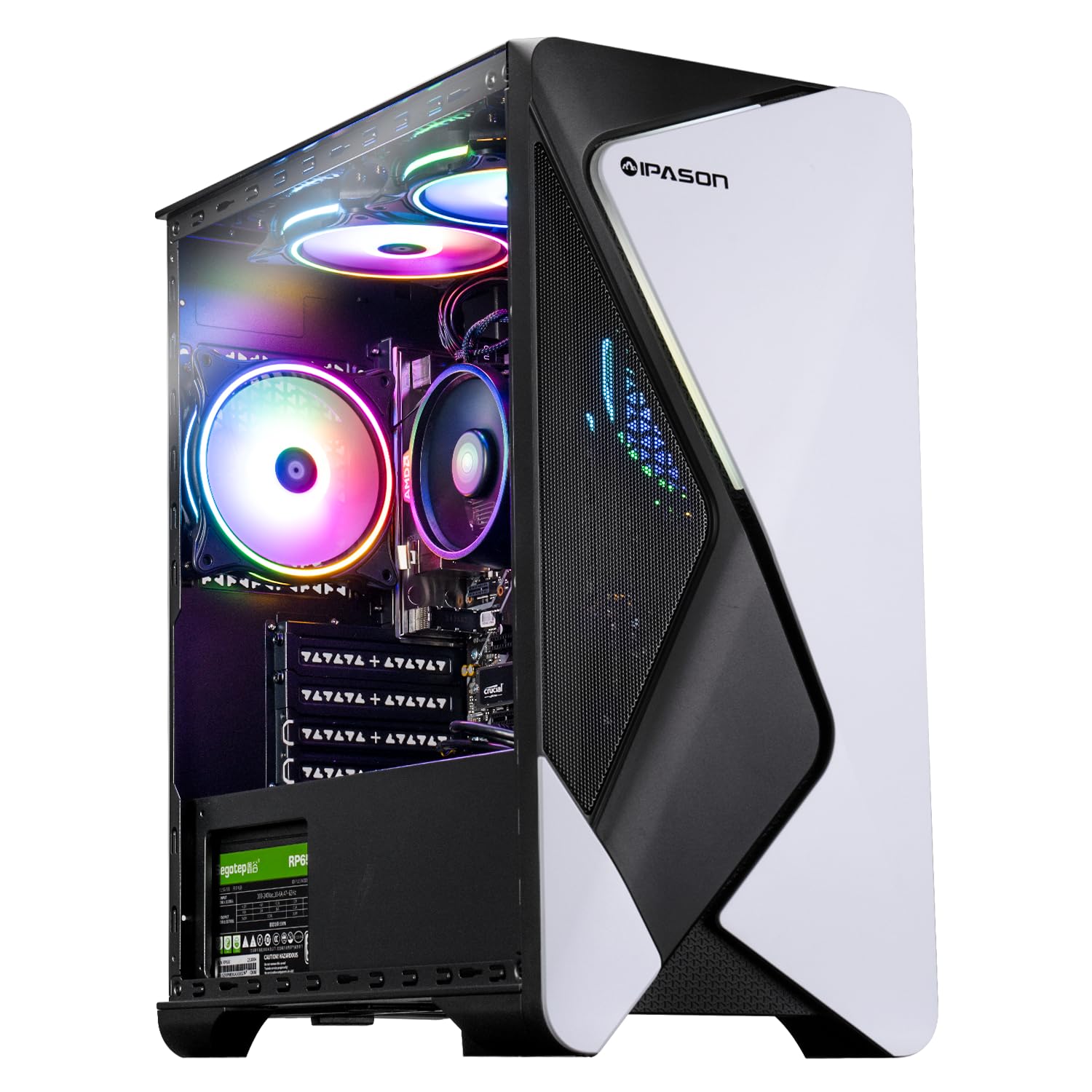Gaming PC Desktop – AMD Ryzen7 5700G 3.8GHz, AMD Radeon Graphics, 1TB NVME SSD, 16GB DDR4 RAM 3200, 550W PSU, Windows 11 Home 64-bit