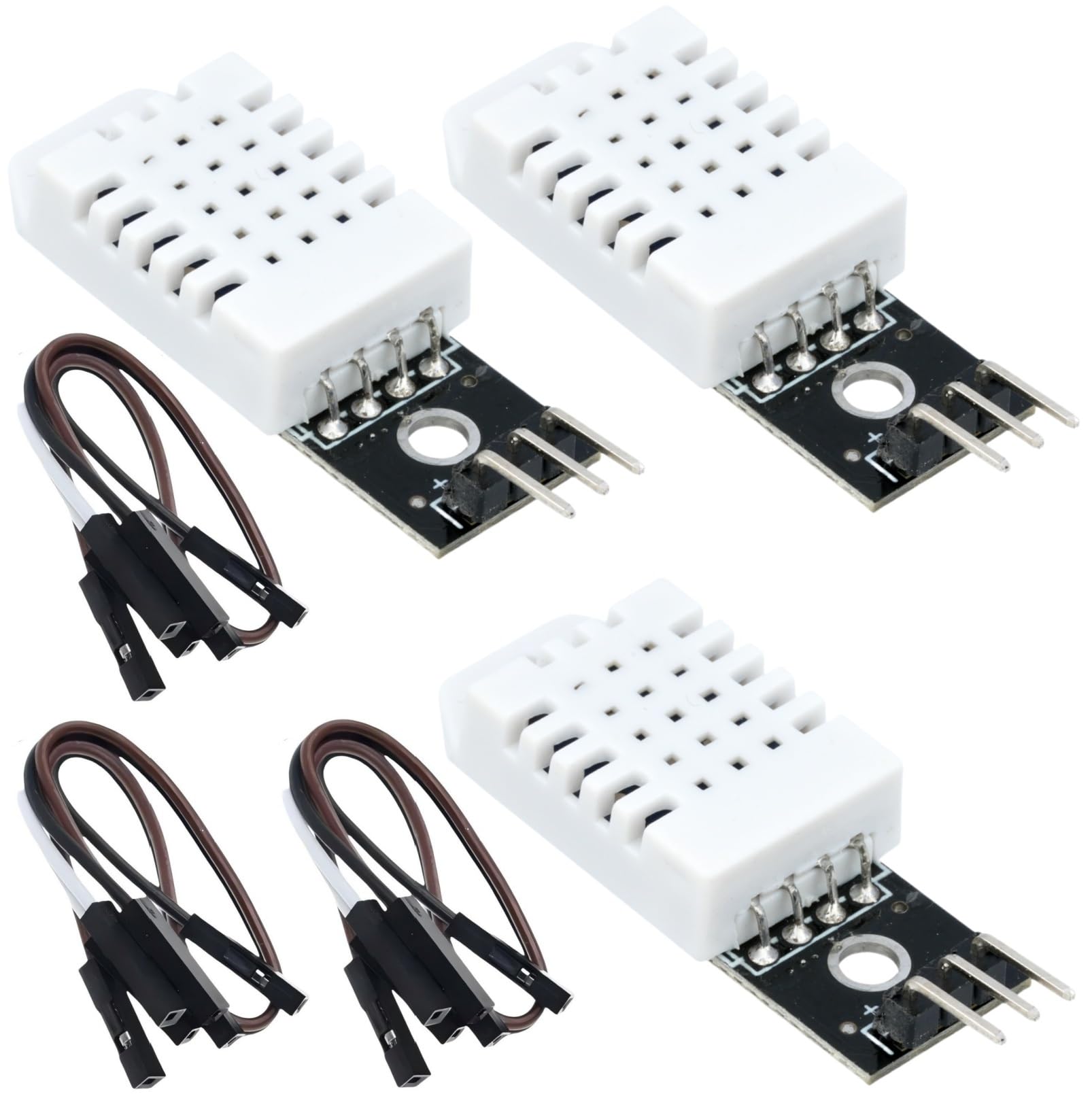 3 x DHT22 Digitaler Temperatur- und Feuchtigkeitssensor AM2302 Modul für Arduino Electronic DIY
