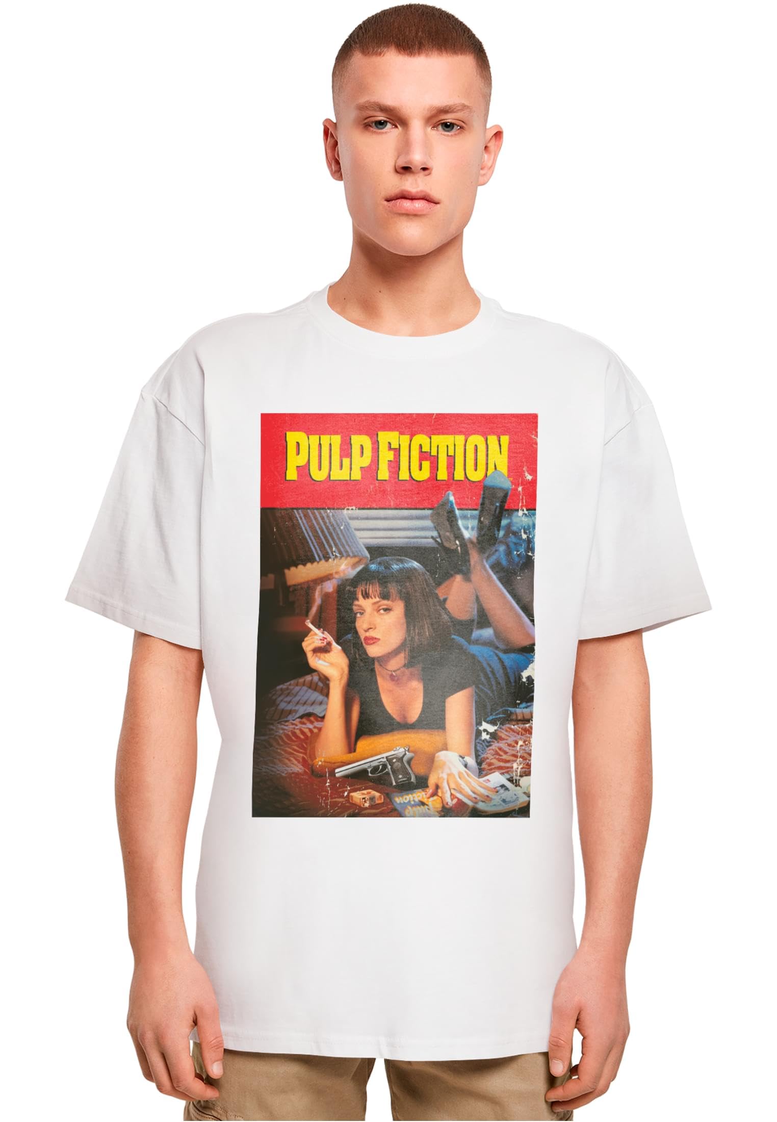Merchcode Men's T-Shirt, White, XXL