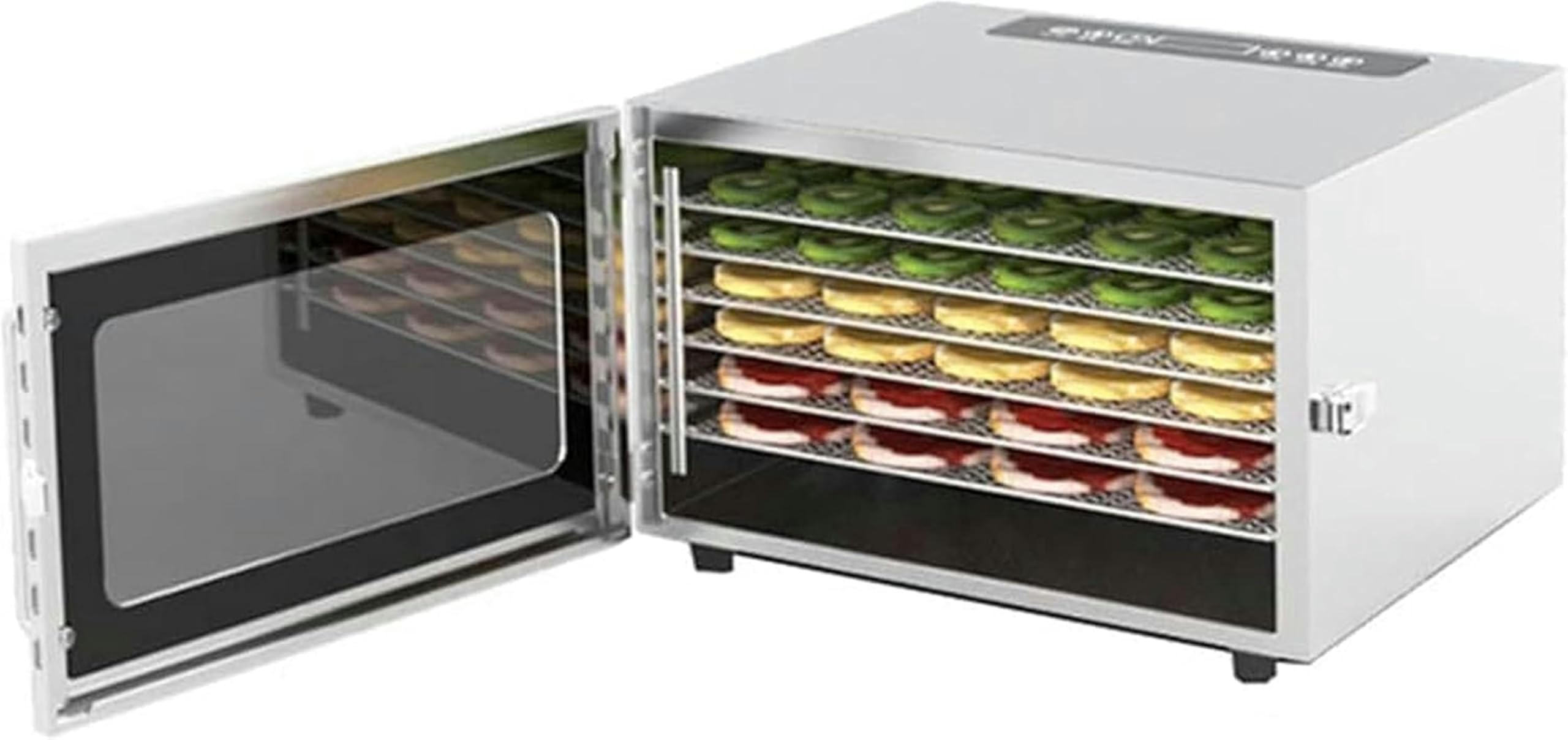 GTHTUHFD Food Dehydrator With 6 Trays, Mac Fruit Dryer For Fruits, Meats, Vegetables, Dry Herbs And Flowers