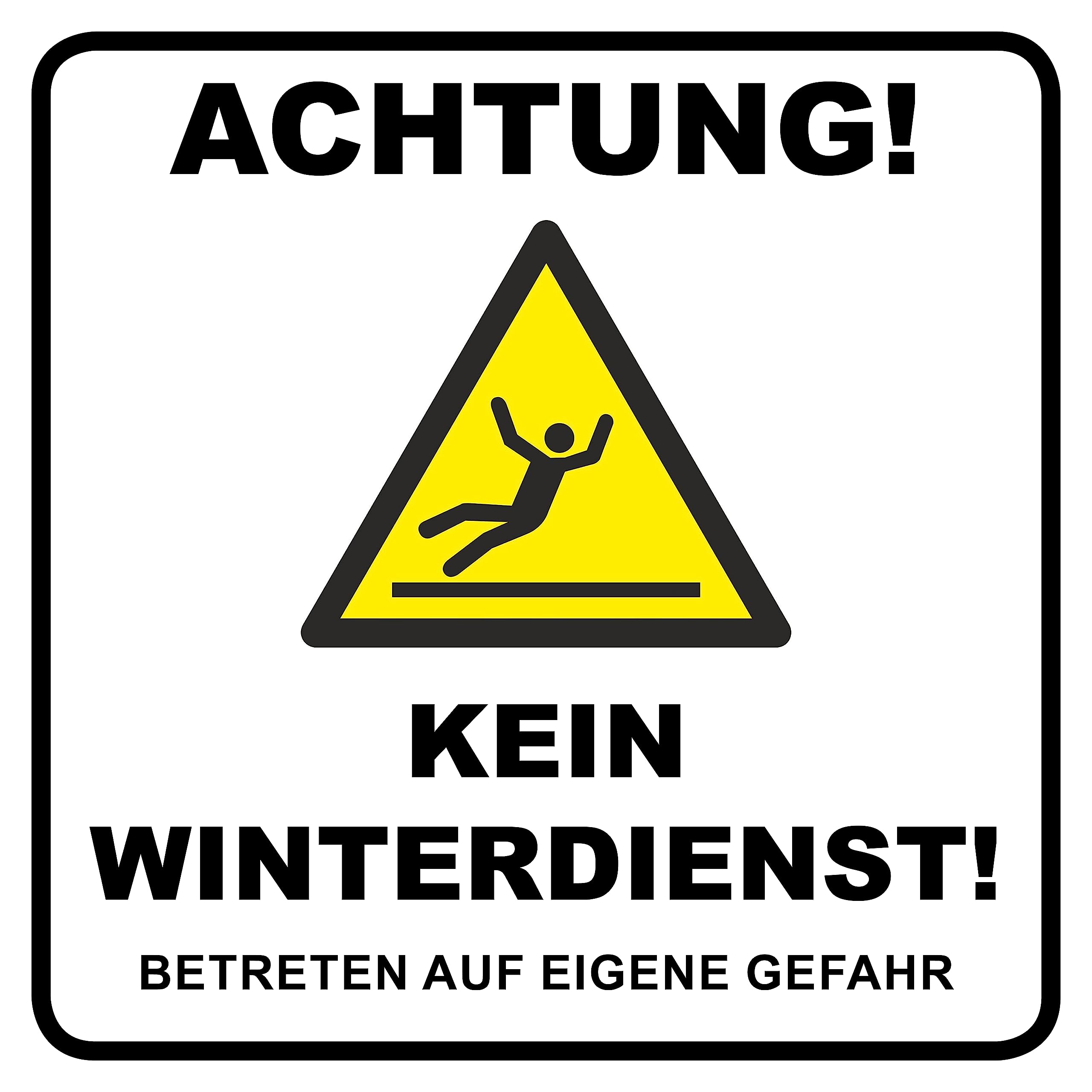 Schild Winterdienst, 3 mm Alu-Verbund - Schilder online kaufen | Warn, 10,49 Schild Winterdienst, 3 mm Alu-Verbund - Schilder online kaufen | Warn, 10,49