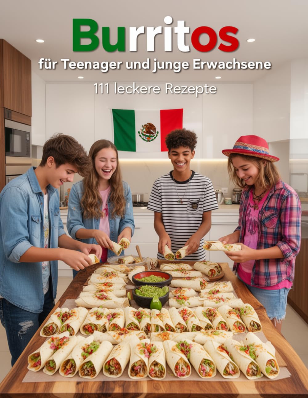 Burritos für Teenager und junge Erwachsene - 111 leckere Rezepte: schnell, gesund und perfekt für die Schule, Ausbildung, Uni und WG-Küche & Meal Prep ... & Backen für Teenanger und junge Erwachsene)