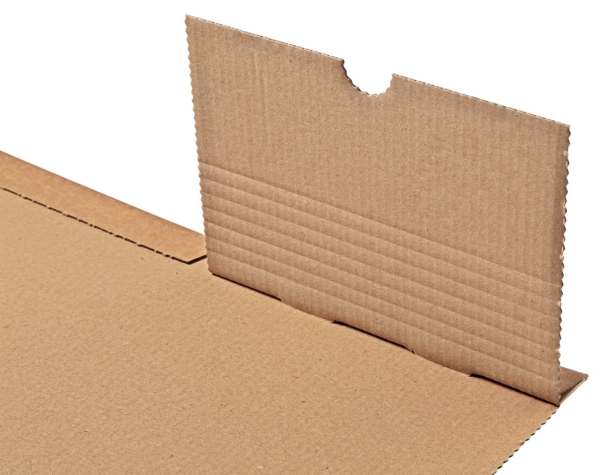 ColomPac CP035.04 Universalversandverpackung mit Selbstklebeverschluss und Aufreissfaden, braun