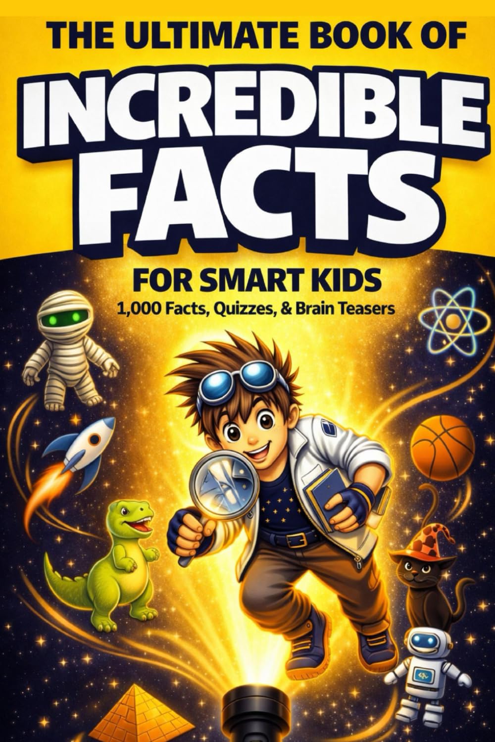 The Ultimate Book of Incredible Facts For Smart Kids: 1,000 Facts, Quizzes, & Brain Teasers