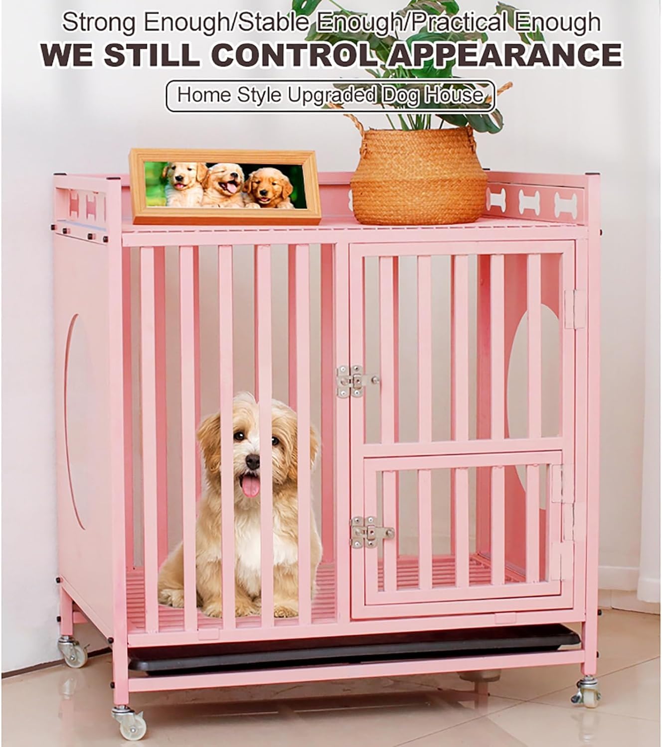 gabbia per animali, Gabbia for cani in stile mobile(95cm)