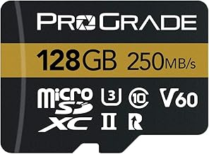 ProGrade Digital Microsd Card V60(128Gb)-Tested Like A Full-Size Sd Card for Use in Dslrs,Mirrorless&amp;Aerial Or Action Came