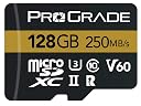 ProGrade Digital Microsd Card V60(128Gb)-Tested Like A Full-Size Sd Card for Use in Dslrs,Mirrorless&Aerial Or Action Cameras|Up to 250Mb/Read Speed&130Mb/S Write Speed by Prograde Digital,Gold gallery image