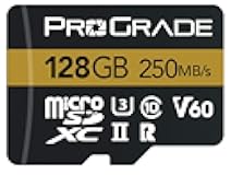 microSD Card V60 (128GB) - Tested for Full Size SD Card Devices | Up to 250MB/s Read, 130MB/s Write ProGrade Digital