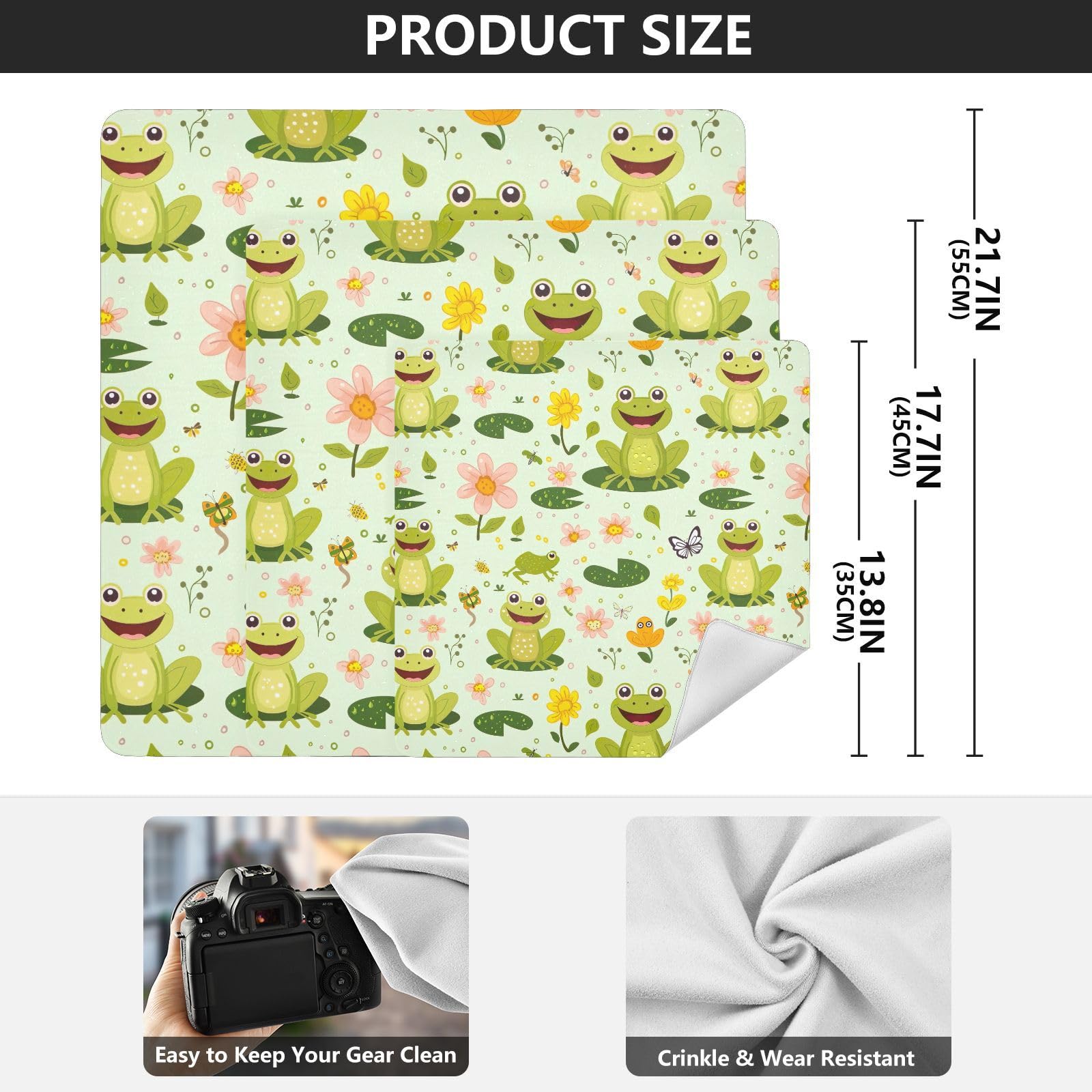 ODAWA Cute Frog Green 21.7