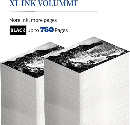 Miniatura 4 de INKCLOUD Cartucho de tinta remanufacturado de repuesto para HP Ink 65 65XLBlack Cartuchos de tinta para HP 3772 3755 3700 3722 3752 2600 2622 2652