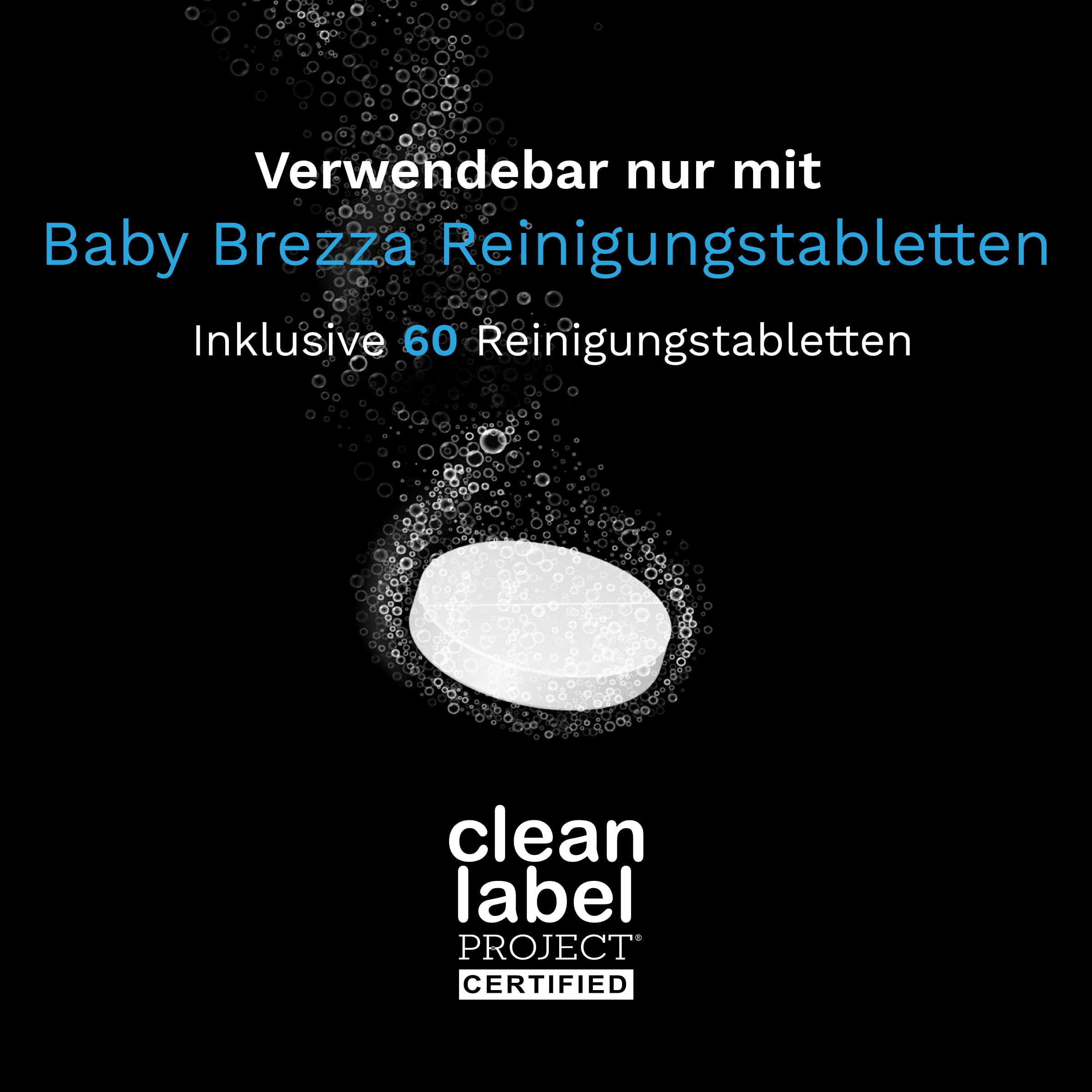 Baby Brezza Bottle Washer Pro Babyflaschenreiniger – Automatische Flaschenwaschmaschine für Babyflaschen – Reinigt, sterilisiert & trocknet – Mit HEPA-Filter, 20 Sprühdüsen & 6 Modi