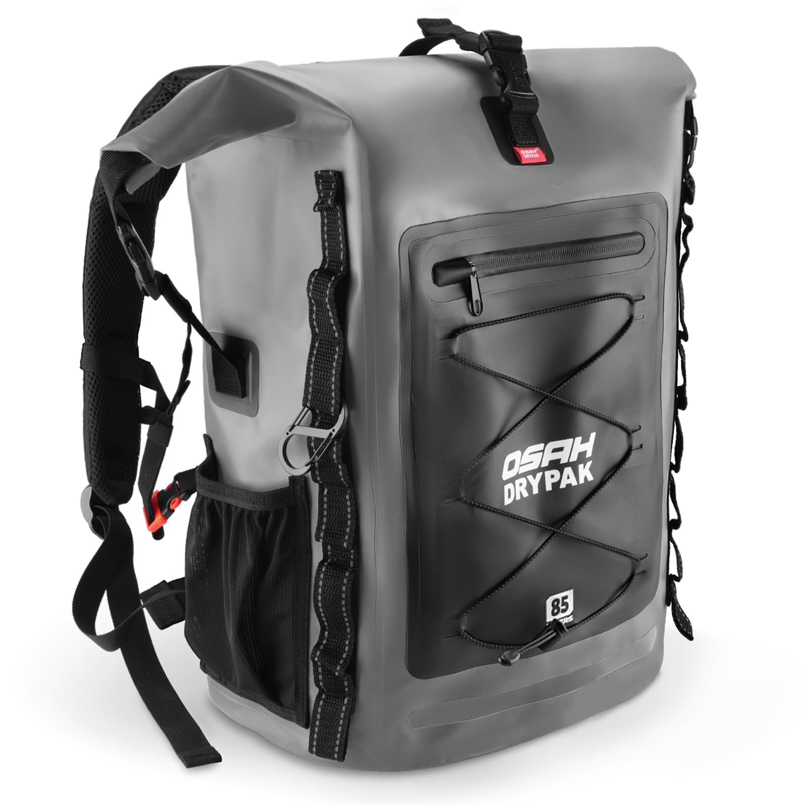 OSAH DRYPAK Zaino impermeabile Dry Bag – Roll-Top Zaino da trekking per viaggi, kayak, canottaggio, campeggio e pesca