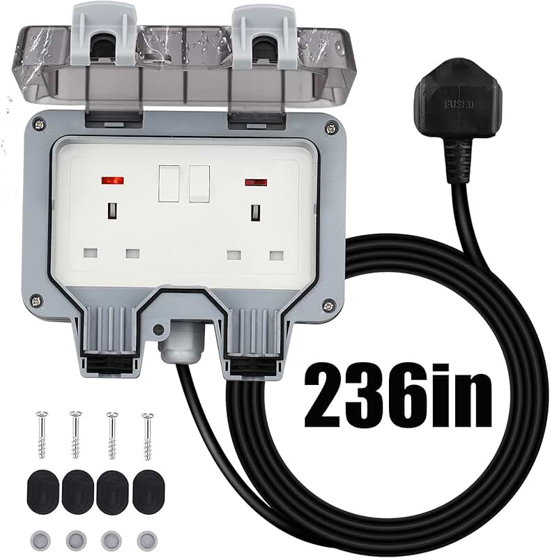 Amazon.co.uk Weatherproof Outdoor Sockets