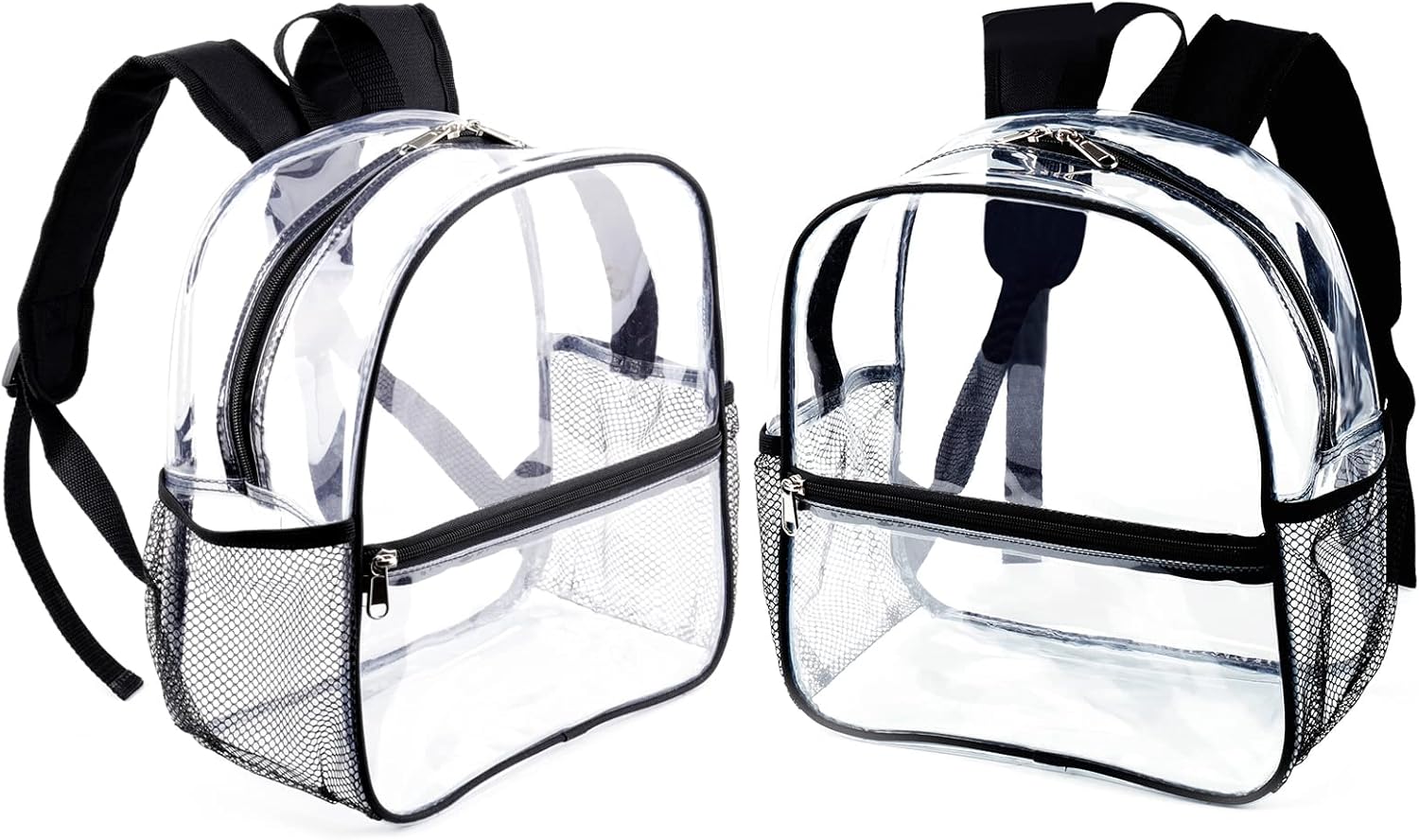 Fomaris Small Clear Backpack 12x12x6 Stadium Approved Clear