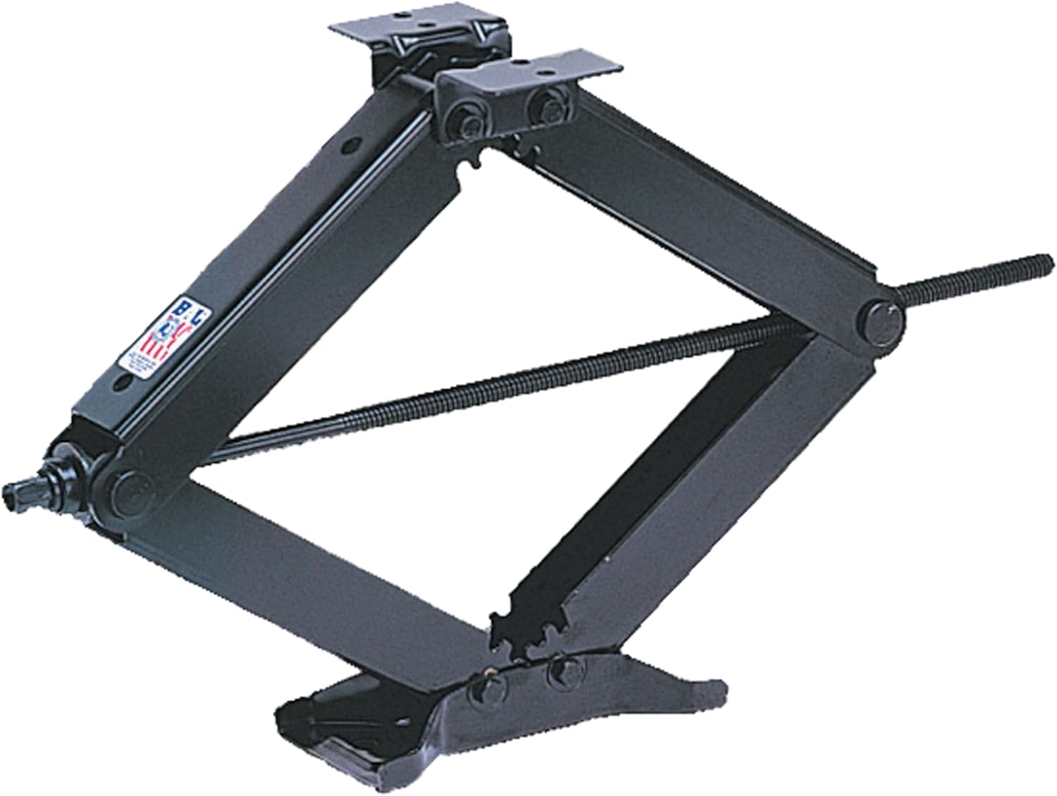 BAL 24001 Classic Series Scissor Jack – 24" Deluxe Leveling Jack for RVs & Trailers – 5,000 lb Capacity, Heavy-Duty Steel, Bolt-On or Weld-On Mount