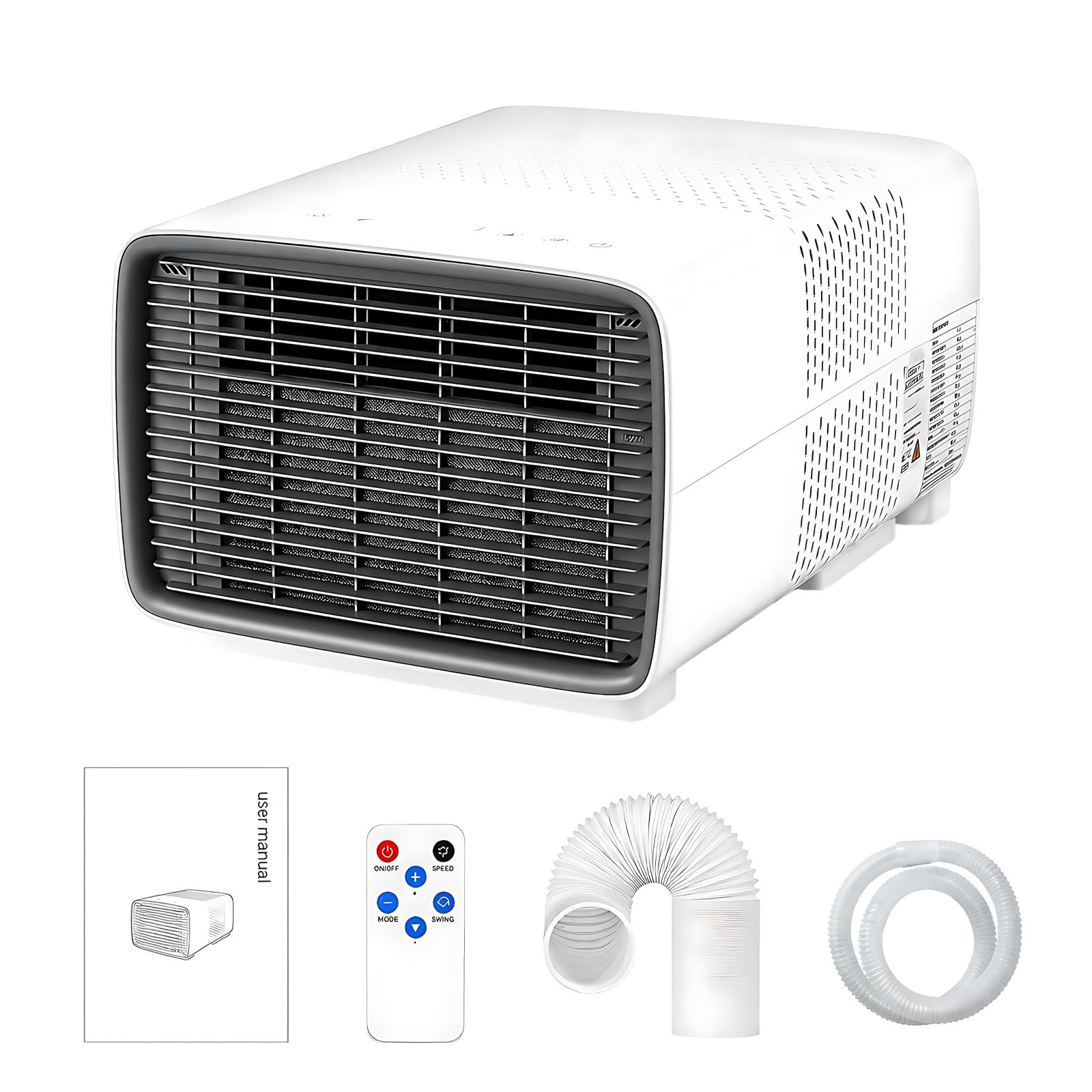 Tent Air Conditioner - 2700 BTU Portable AC for Camping with Real Compressor, 280W Low Wattage Quiet Mini Cooler for RV, Dorms, Rooms & Outdoor Travel