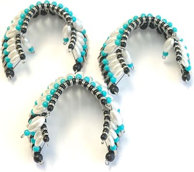 Indian Headdress Hanging Ornament, Native American Ornaments Crafts for Christmas Tree, 2x2.5x1 Inch, Pack of 3