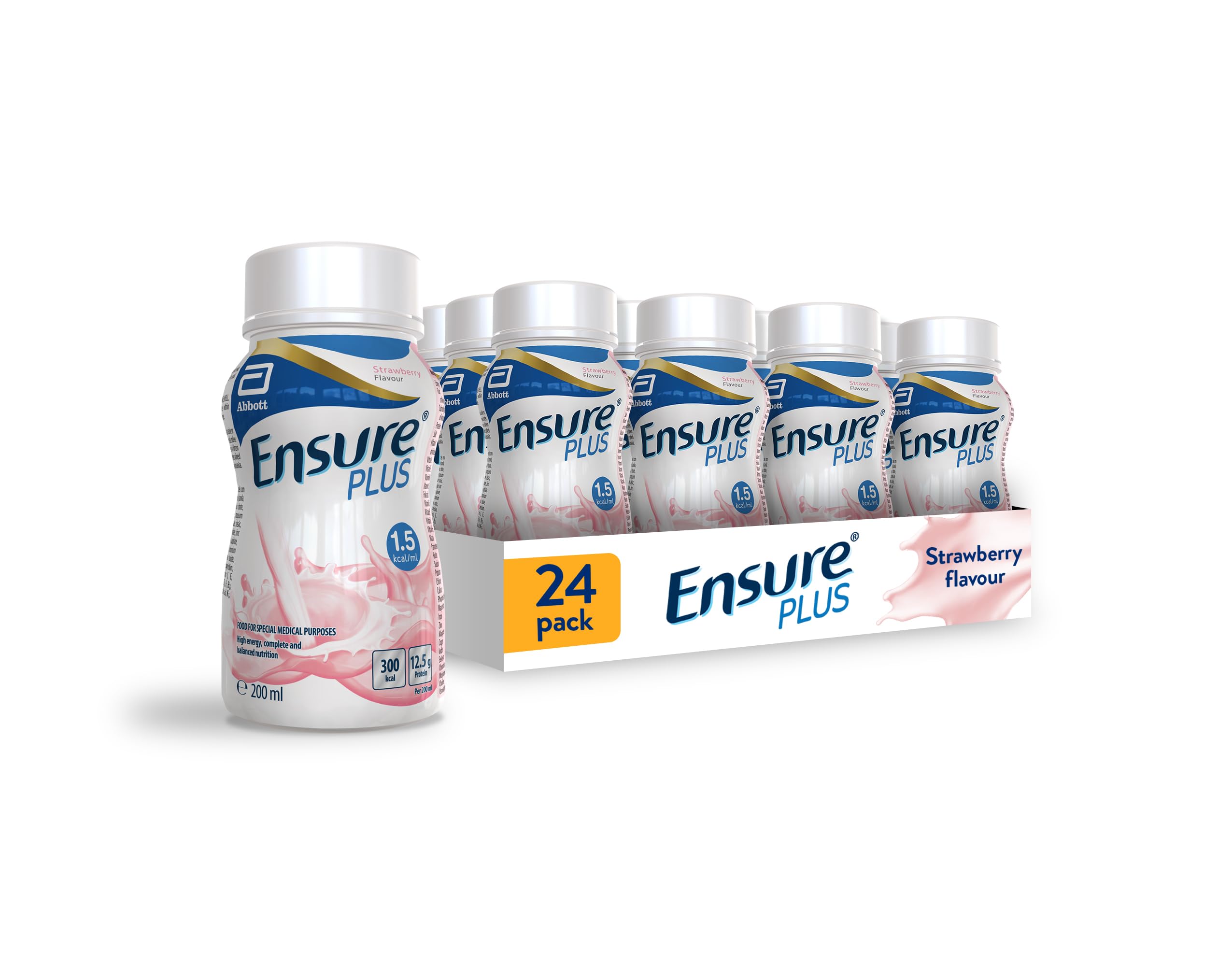 Ensure Plus (24 x 200ml - Strawberry Flavour) - Oral Nutritional Supplement​