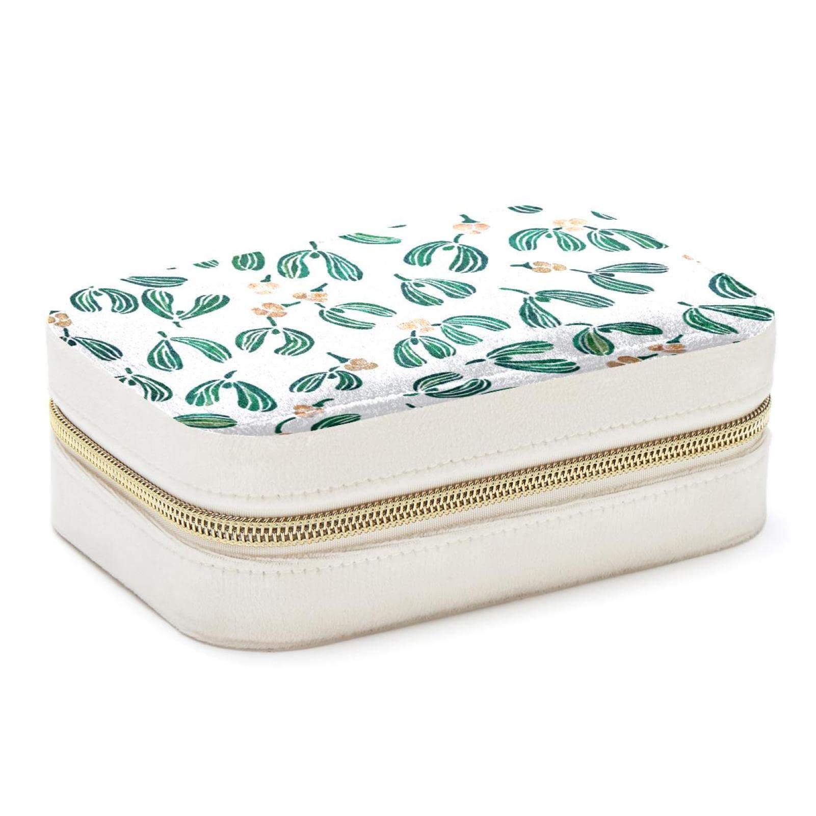 Boîte à bijoux de voyage portable et compacte en gui
