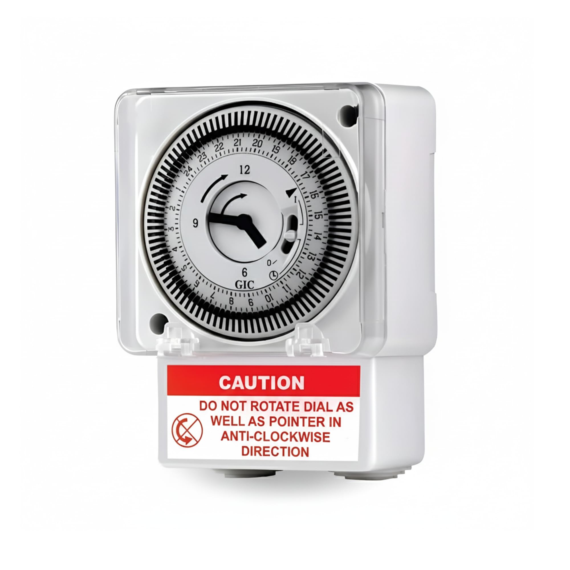 Vinesto 24 Hour Mechanical Timer Switch Analog Time Controller | Programmable ON Off Timer for Geyser Lights Pump AC Appliances | Energy Saving Daily Timer Switch-image-22