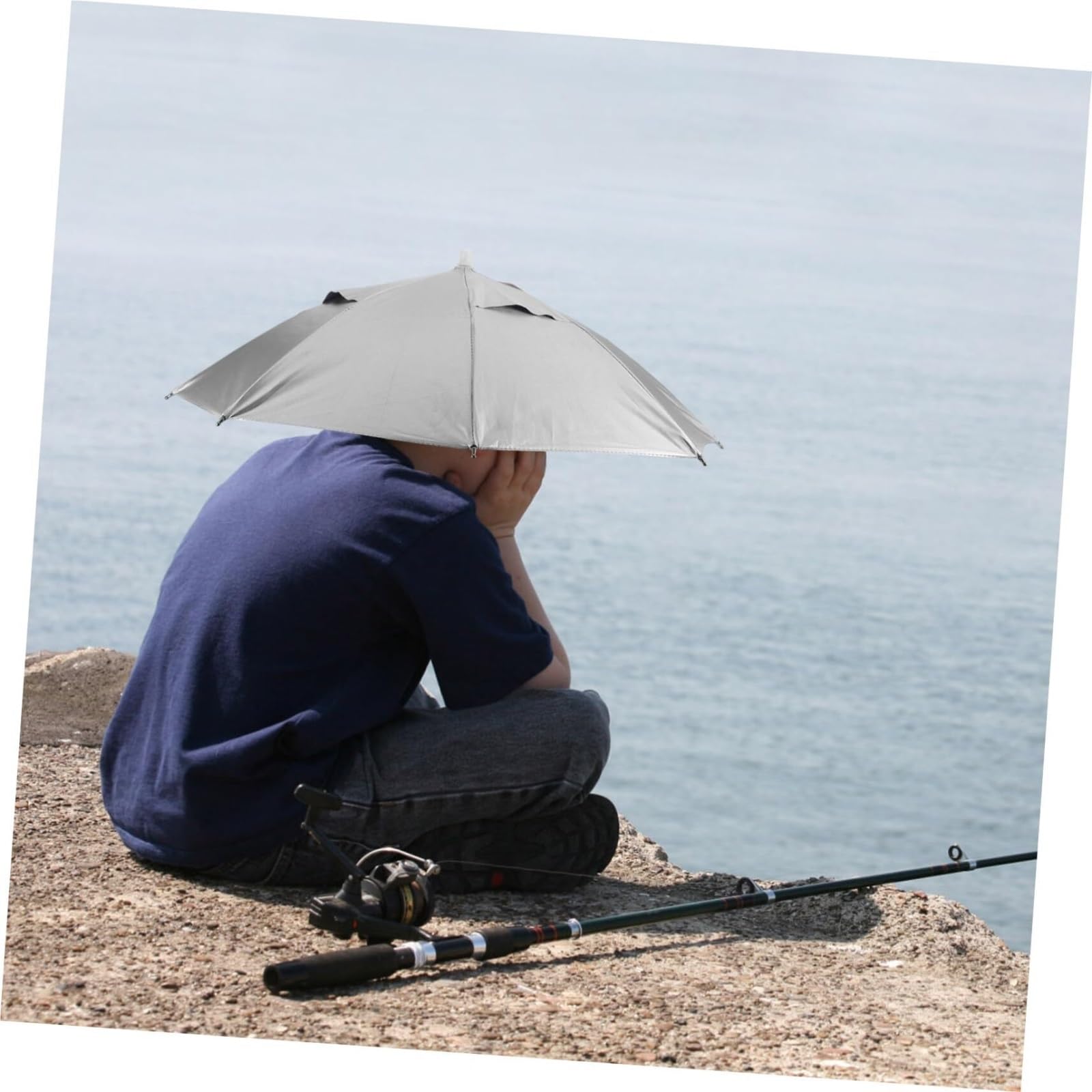 Przeciwsłoneczny Parasol Wędkarski Wędkarski Parasol Przeciwsłoneczny, Przenośna Czapka Na Plażę Świeżym Powietrzu Ogrodnictwa