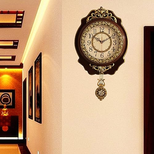 Miniatura 5 de SMZ Reloj de pared de estilo europeo Moda creativa silencio hogar sala de estar reloj de cuarzo