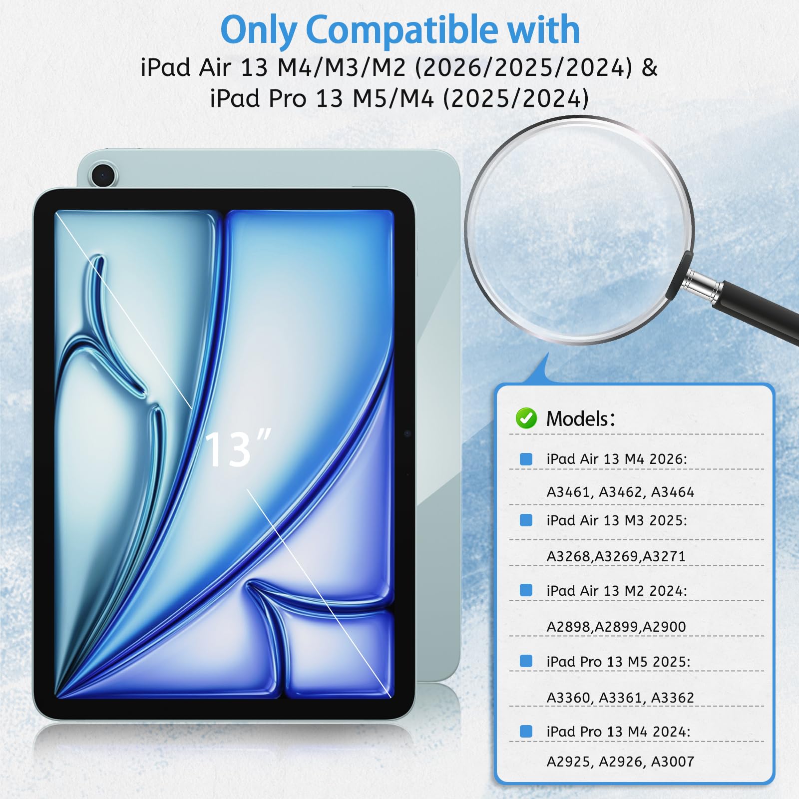Pellicola Opaca Mothca 9H Per IPad Pro 13″ M5 2025 E M4 2024 – 2 Pellicole Schermo + 2 Per Fotocamera, Anti-impronta - 5