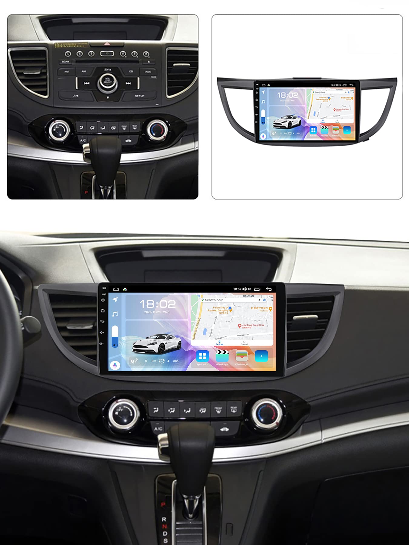 Amazon.com: Android 12 System for Honda CRV CR-V 4 RM RE 2012 2013 
