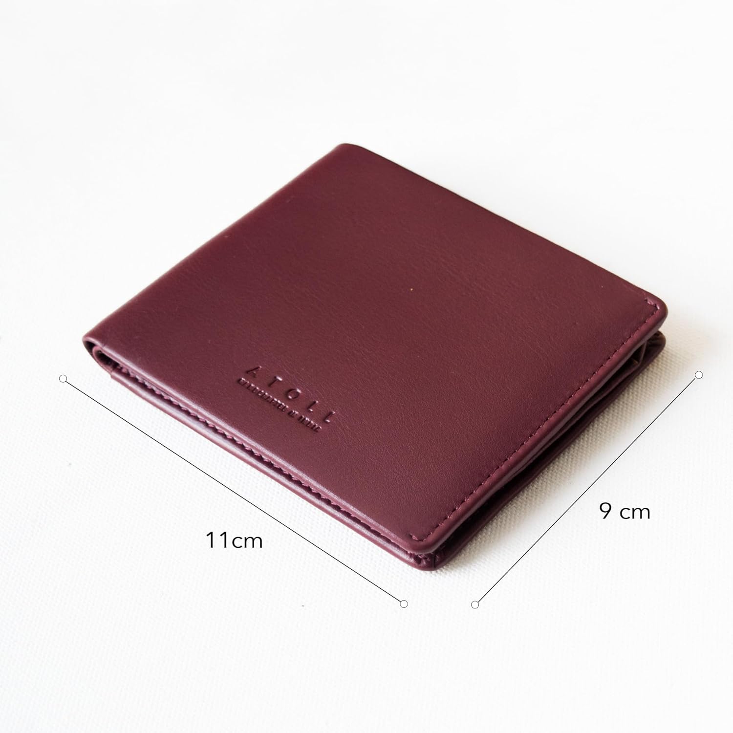 Atoll Bifold Leather Wallet for Men, Genuine Leather Wallets for Men with RFID Blocking | 14 Slots | RFID Protected Minimalist Slim Purse (Burgundy) 3 711qH++hmoL. SL1500