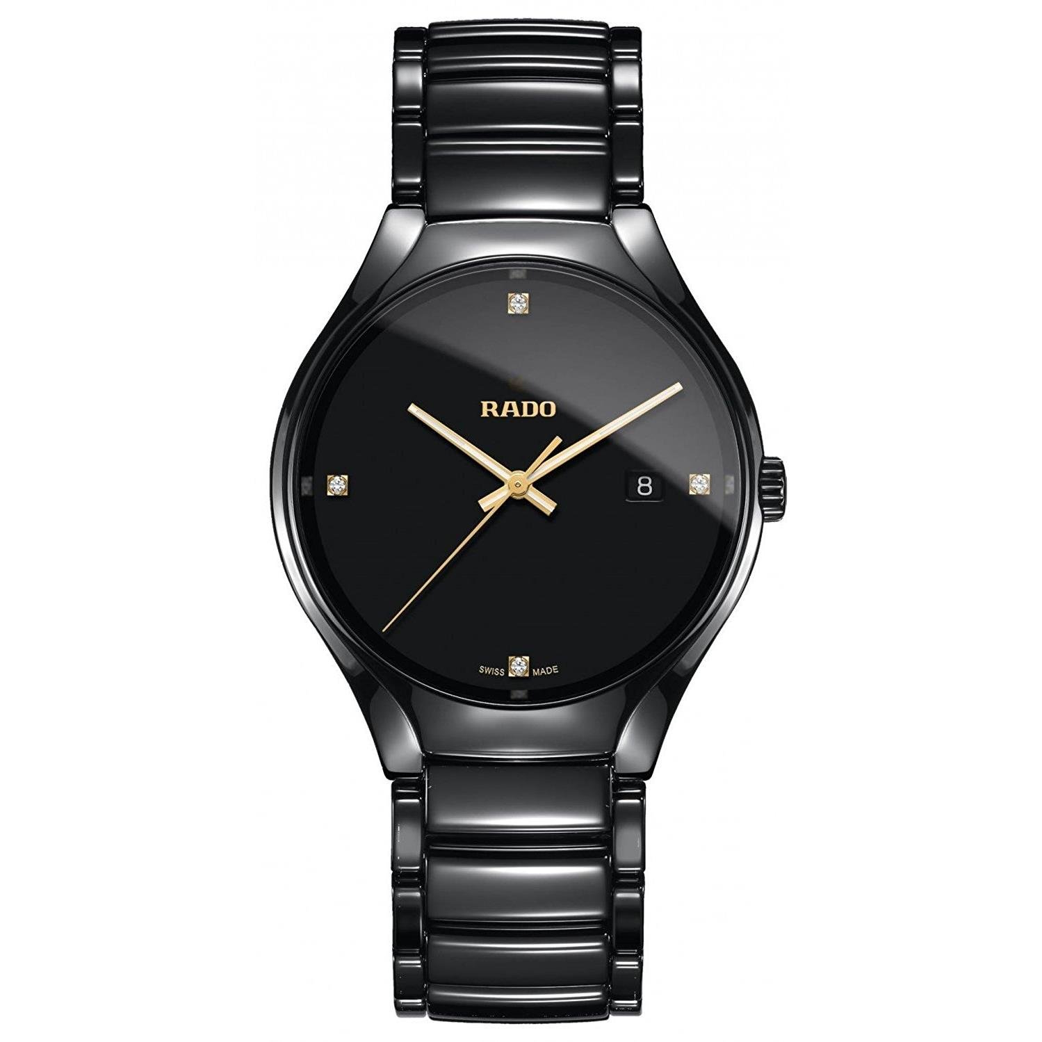 Rado Men's 40mm Bracelet & Case Ceramic Black Quartz Watch R27238712