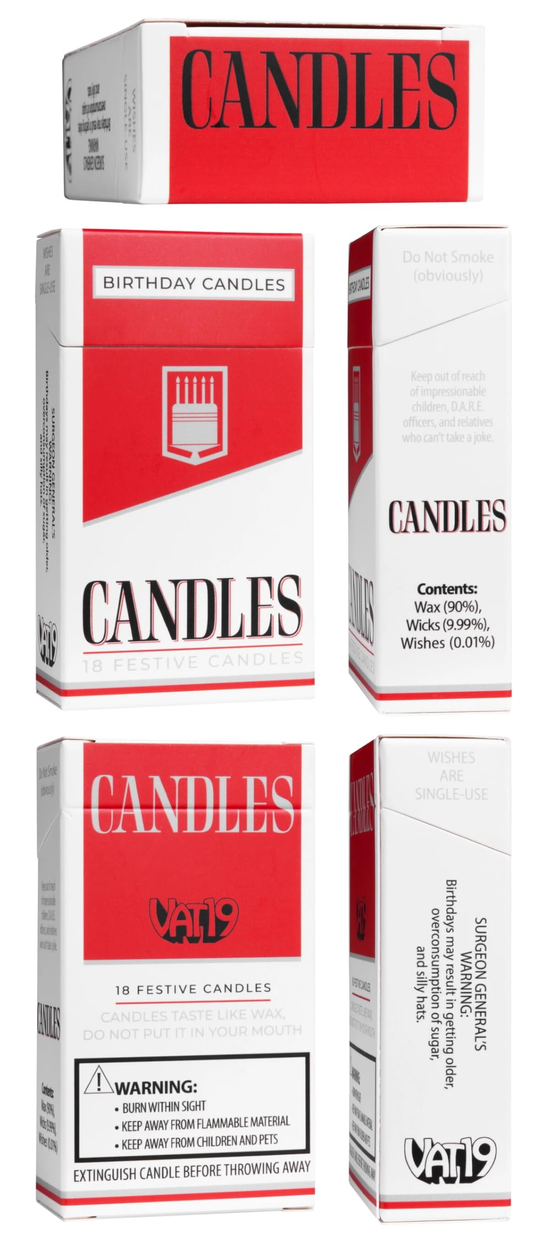 birthday candles that look like cigarettes Amazon.com: Cigarette Birthday Candles (18-Pack) : Home & Kitchen
