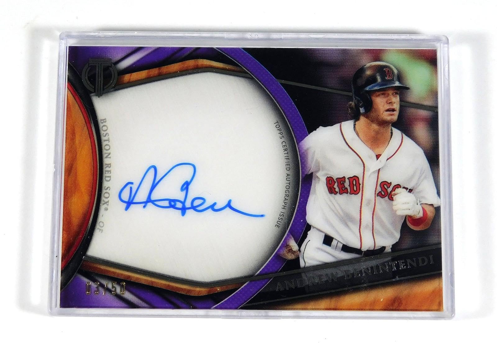 Amazon.com: 2017 Topps Tribute Andrew Benintendi #TA-ABE Red