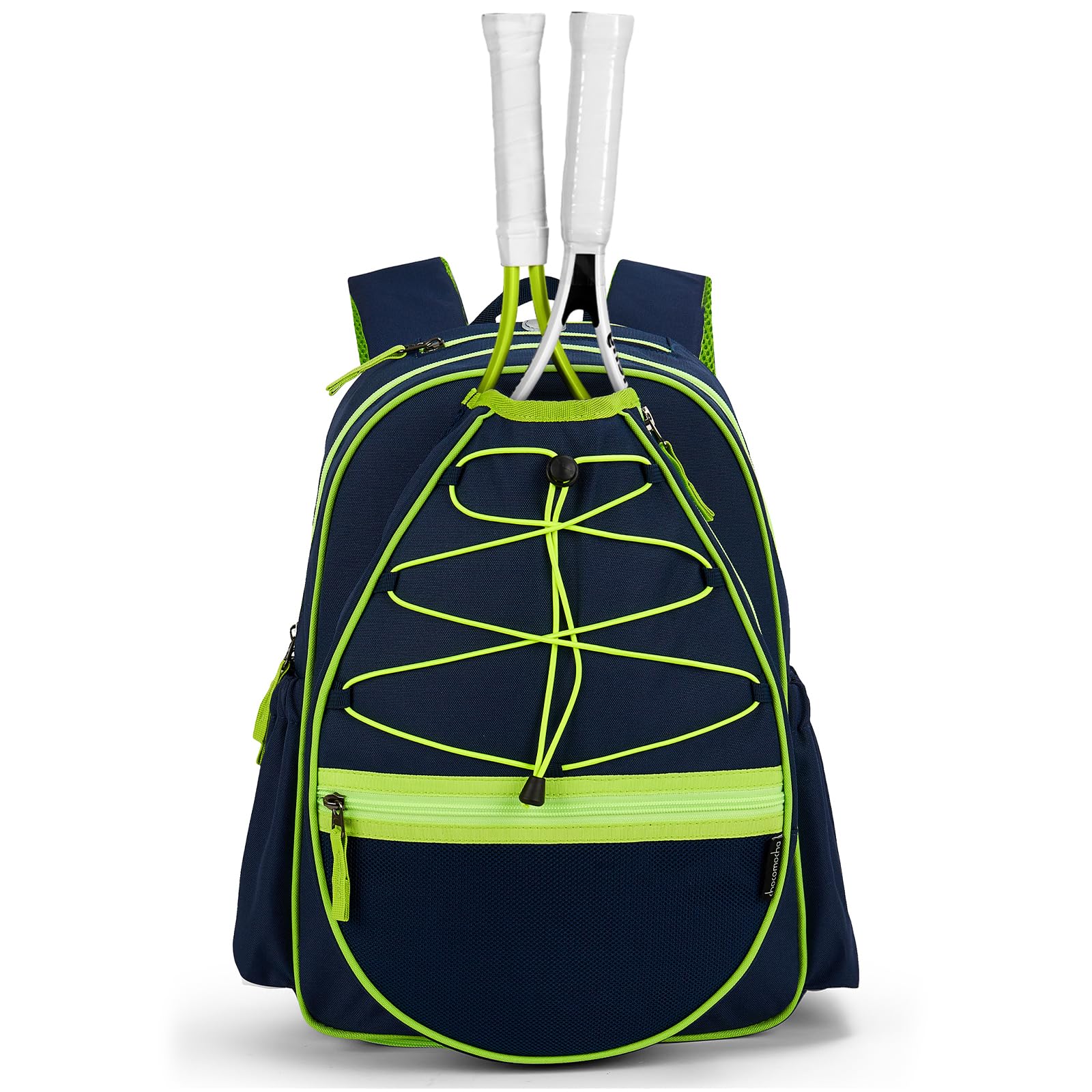Choco Mocha Bolsa de tenis para niños, mochila de tenis para niños, bolsa de tenis junior de 16 pulgadas